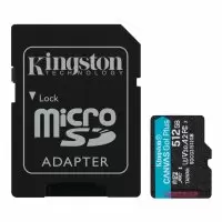 Карта памяти Kingston Canvas Go! Plus microSDXC 512GB (с адаптером) Карта памяти Kingston Canvas Go! Plus microSDXC 512GB (с адаптером)