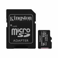 Карта памяти Kingston Canvas Select Plus microSDXC 512GB (с адаптером) Карта памяти Kingston Canvas Select Plus microSDXC 512GB (с адаптером)
