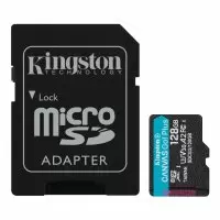 Карта памяти Kingston Canvas Go! Plus microSDXC 128GB (с адаптером) Карта памяти Kingston Canvas Go! Plus microSDXC 128GB (с адаптером)