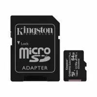 Карта памяти Kingston Canvas Select Plus microSDXC 64GB (с адаптером) Карта памяти Kingston Canvas Select Plus microSDXC 64GB (с адаптером)