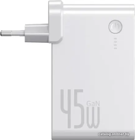 Внешний аккумулятор Baseus GaN PPNLD-C02 10000mAh (белый)