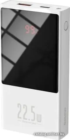 Внешний аккумулятор Baseus Super Mini Digital Display PPMN-A02 10000mAh (белый)