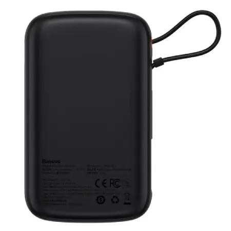 Внешний аккумулятор Baseus Qpow Pro Digital Display Fast Charge 10000mAh (черный)
