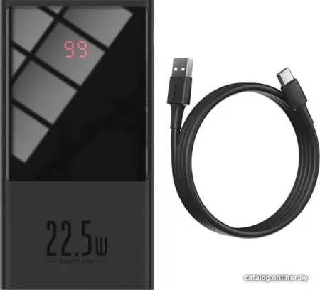Внешний аккумулятор Baseus Super Mini Digital Display PPMN-B01 20000mAh (черный)