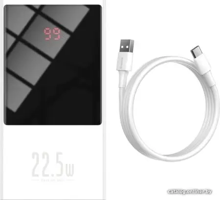 Внешний аккумулятор Baseus Super Mini Digital Display PPMN-B02 20000mAh (белый)