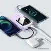 Внешний аккумулятор Baseus Qpow Digital Display PPQD-I05 20000mAh (фиолетовый)