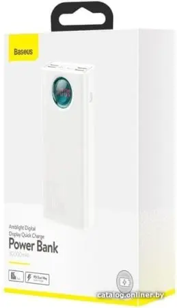 Внешний аккумулятор Baseus Amblight PPLG-A02 30000mAh (белый)