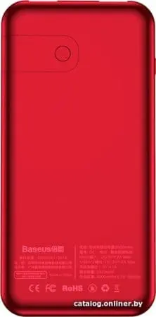 Внешний аккумулятор Baseus Bracket Wireless PPALL-EX09 8000mAh (черный/красный)