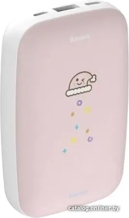 Внешний аккумулятор Baseus Mini Q Hand Warmer PPALL-CXQ04 10000mAh (розовый)