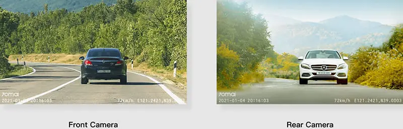 Видеорегистратор Xiaomi 70mai A800S 4K Dash Cam (Европейская версия) + Камера заднего вида RC06 - Рисунок 5