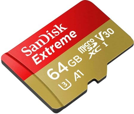 Карта памяти SanDisk Extreme microSDXC 64GB (без адаптером) Карта памяти SanDisk Extreme microSDXC 64GB (без адаптером)