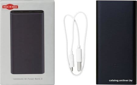 Внешний аккумулятор Xiaomi Mi Power Bank 2i 10000mAh (темно-синий) Внешний аккумулятор Xiaomi Mi Power Bank 2i 10000mAh (темно-синий)