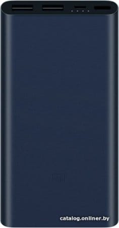 Внешний аккумулятор Xiaomi Mi Power Bank 2S 10000mAh (темно-синий) Внешний аккумулятор Xiaomi Mi Power Bank 2S 10000mAh (темно-синий)