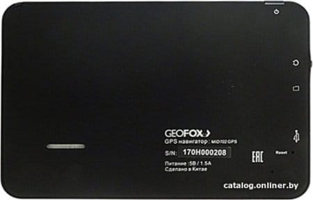 Навигатор GEOFOX MID702GPS Навигатор GEOFOX MID702GPS