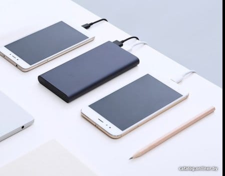 Внешний аккумулятор Xiaomi Mi Power Bank 2i 10000mAh (темно-синий) Внешний аккумулятор Xiaomi Mi Power Bank 2i 10000mAh (темно-синий)