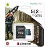 Карта памяти Kingston Canvas Go! Plus microSDXC 512GB (с адаптером)