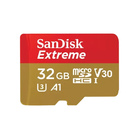 Карта памяти SanDisk Extreme microSDHC 32GB (с адаптером) Карта памяти SanDisk Extreme microSDHC 32GB (с адаптером)