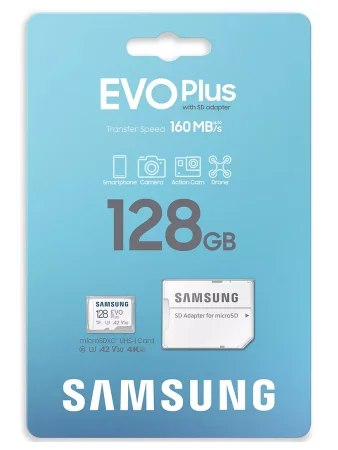Карта памяти Samsung EVO Plus microSDXC 256GB (с адаптером)
