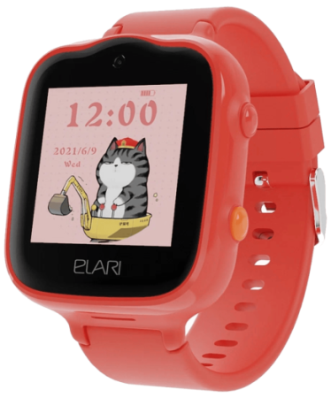 Умные часы Elari KidPhone 4G Bubble (красный)