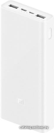 Внешний аккумулятор Xiaomi Mi Power Bank 3 PLM18ZM USB-C 20000mAh (белый)