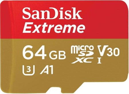 Карта памяти SanDisk Extreme microSDXC 64GB (без адаптером) Карта памяти SanDisk Extreme microSDXC 64GB (без адаптером)