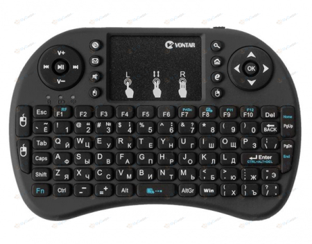 Беспроводная мини-клавиатура Vontar i8 с тачпадом